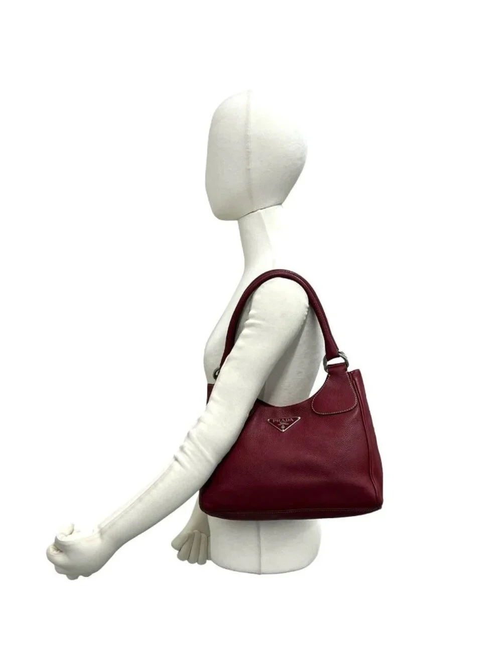 Prada Leather Mini Tote Shoulder Bag